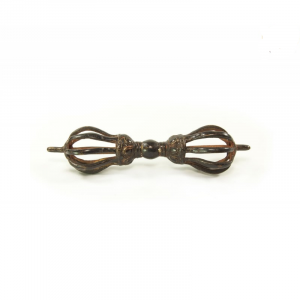 Vajra, messing, dunkel (17 cm)