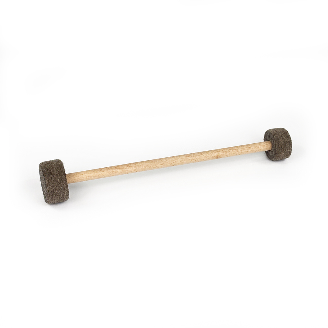 Peter Hess®Doppel-Filzschlägel, lang, hart (phFS-2h/3h-L)