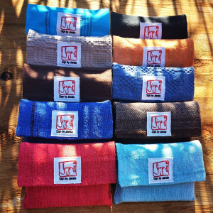 Karten-Set-bunt-Leinen(Sign)