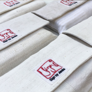 Karten-Set-Natur-Leinen(Sign)