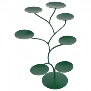Lotus-Kerzenständer-grün