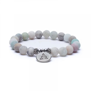 Mala/Armband Amazonit, Buddha