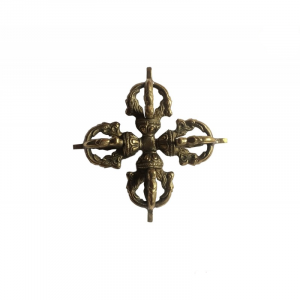 Doppelvajra, Messing (12cm)